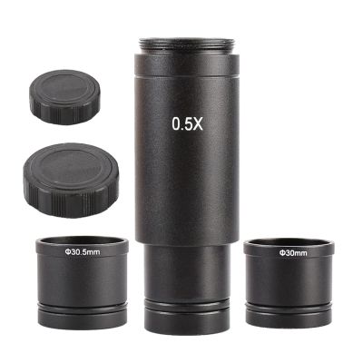Camera Eyepiece Lens Focus-Adjustable Camera Installation C-mount 30/30.5mm Adapter For Trinocular Stereo-Microscope
