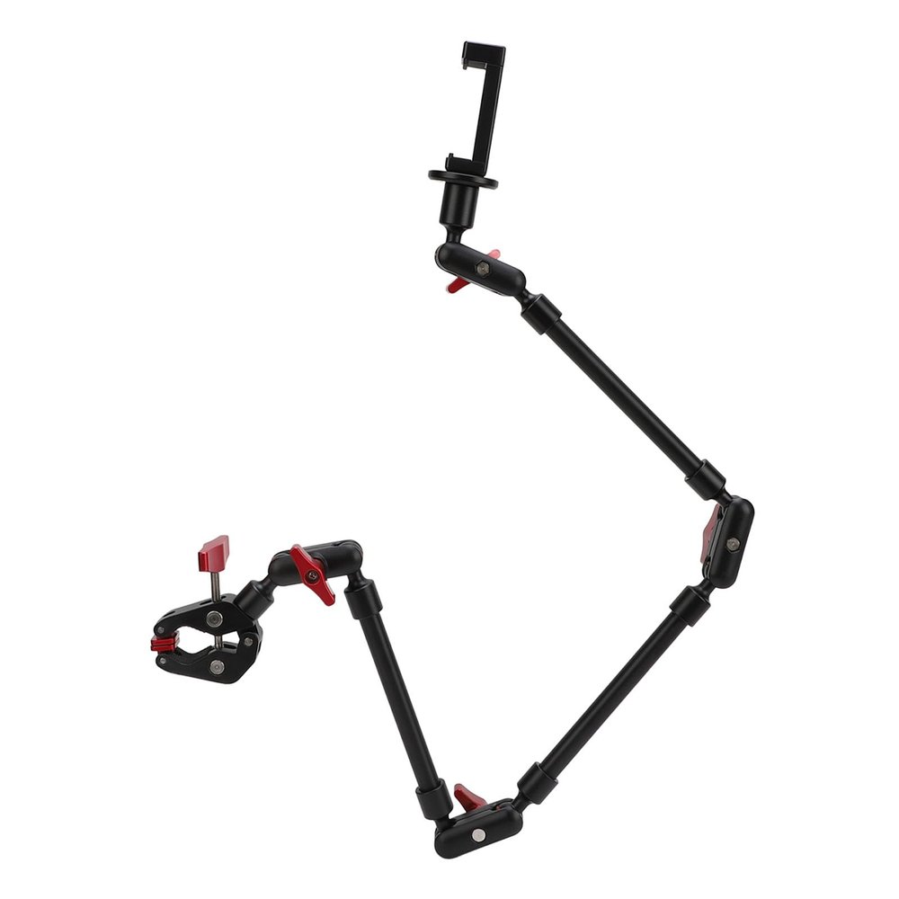 Desk Camera Mount Adjustable 360 Degree Clamp Mount for Camera Microphone Cell Phone Stand Accessories (31 Inch)