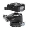 360 Rotatable Tripod Ball Head, 8kg Load Bearing 32mm Aluminium 3/8 Inch Screw Hole Tripod Ball Head for Camera view 4