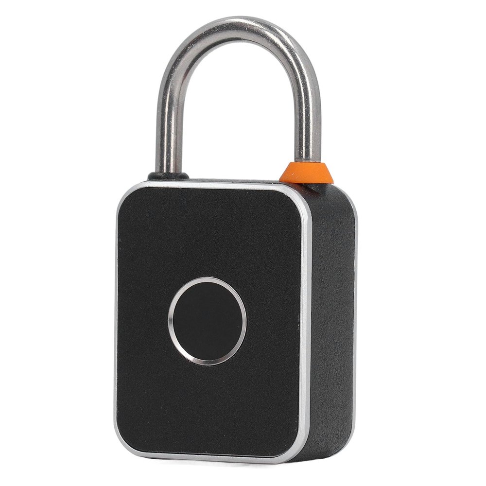 Biometric Smart Padlock, 20 Fingerprints Capacity Fingerprint Padlock with LED Indicator for Gym