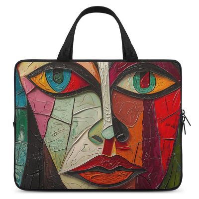 Laptop Case Sleeve 17inch Shockproof Laptop Case Colorful Painting Style Laptop Sleeve Carrying Case
