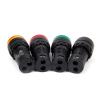 10pcs AD16-22SM Buzzer Intermittent with Light LED Flash Sound and Light Alarm AC and DC12V/24V/AC220V(Green,10PCS_380V) view 3