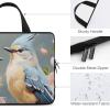 Laptop Case Sleeve 10inch Shockproof Laptop Case Flower and Bird Painting Laptop Sleeve Carrying Case view 3