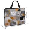 Laptop Case Sleeve 17inch Shockproof Laptop Case Brown Tone Pattern Laptop Sleeve Carrying Case view 2