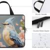 Laptop Case Sleeve 13inch Shockproof Laptop Case Flower and Bird Painting Laptop Sleeve Carrying Case view 3