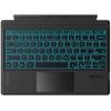 Inateck for Surface Pro 7 Keyboard with Precision Touchpad, Bluetooth 5.3, 7-Color Backlight, Compatible with Surface Pro 7/7+/6/5/4, KB02027 Black view 1