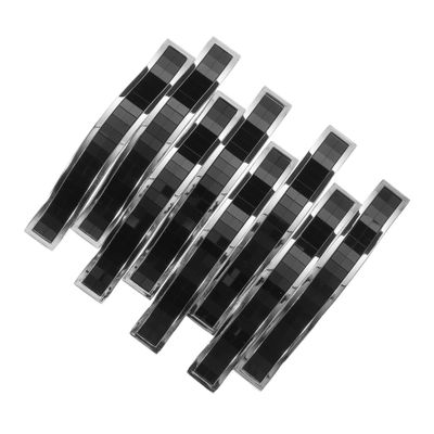 BUTIFULSIC 8pcs Black Cabinet Pulls with Elegant Crystal Design Easy to Install Wardrobe Handles for Dressers and Kitchen Cabinets Multipurpose Drawer Pulls for Home Decor