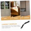 BUTIFULSIC 8pcs Black Cabinet Pulls with Elegant Crystal Design Easy to Install Wardrobe Handles for Dressers and Kitchen Cabinets Multipurpose Drawer Pulls for Home Decor view 3