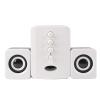 Gavigain Multimedia Speaker System, Mini USB 2.1 Wired Combination Speaker Bass Music Player Subwoofer Pc Stereo Speakers for Music, Movies, Gaming, and Multimedia Computer Laptops (Black White) view 1
