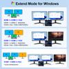 USB C Docking Station Dual HDMI Monitor, Type C to Dual Monitor Adapter, USB Hub 10 in 1 Docking Station 3 Monitors with HDMI/VGA/PD/USB/SD/TF/3.5mm Audio, for Dell XPS/HP/Lenovo/Surface/Yoga Etc view 4