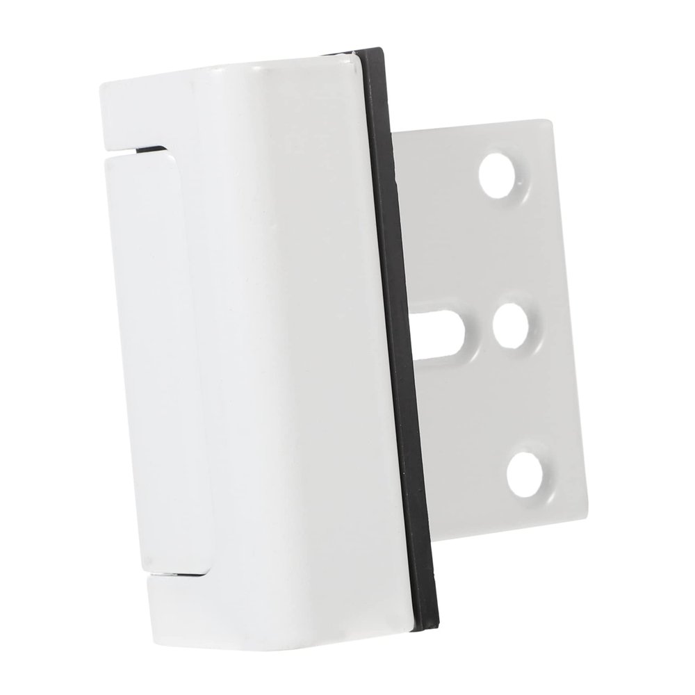 ANDRESLAD Boy Girl Safety Door Lock Latch Easy Install Security Lock for Home Reinforced Design Prevents Unauthorized Entry for Interior Doors White Aluminum Alloy