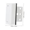 ANDRESLAD Boy Girl Safety Door Lock Latch Easy Install Security Lock for Home Reinforced Design Prevents Unauthorized Entry for Interior Doors White Aluminum Alloy view 3