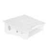 TINEASUR 1pc DIY Laptop Cooling Pad Silent Cooling Stand for Home Computer Height Laptop Support Rack Stylish White Design for Office and School Use view 1