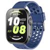 Lamshaw 22mm Silicone Replacement Wristbands Sport Strap with Metal Buckle for Anyloop ALW10, VPSTAY Watch Ultra, Lovouse R68, HALOBOOM G104 Smartwatch (Blue, 22mm size band) view 1