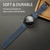 Lamshaw 22mm Silicone Replacement Wristbands Sport Strap with Metal Buckle for Anyloop ALW10, VPSTAY Watch Ultra, Lovouse R68, HALOBOOM G104 Smartwatch (Blue, 22mm size band) view 3