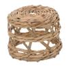 QUMIIRITY Rustic Woven Lamp Shade Decorative Ceiling Light Cover for Indoor Spaces Versatile Pendant Shade for Living Room Bedroom Cafe and Restaurant Lighting Softens Light and Protects view 1