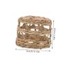 QUMIIRITY Rustic Woven Lamp Shade Decorative Ceiling Light Cover for Indoor Spaces Versatile Pendant Shade for Living Room Bedroom Cafe and Restaurant Lighting Softens Light and Protects view 2
