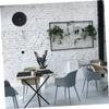 Decorative Vinyl Record Ornaments 6Pcs Plastic Retro Black Wall Decor view 2