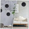 Decorative Vinyl Record Ornaments 6Pcs Plastic Retro Black Wall Decor view 4