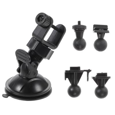 FELTECHELECTR 1set Dash Cam Suction Mount Ball Adapter Vacuum Cup Holder Compatible Dash Cameras for Vehicle Dvr and Navigation Use