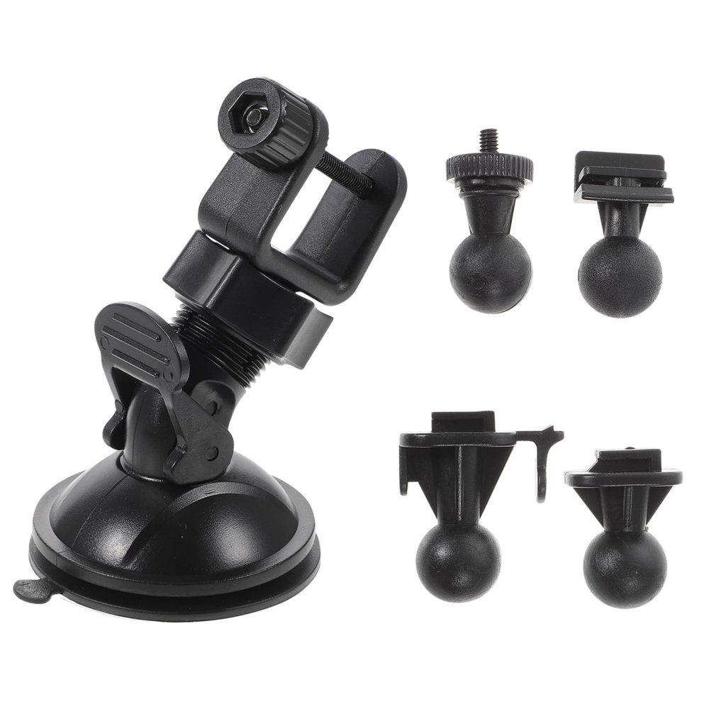 FELTECHELECTR 1set Dash Cam Suction Mount Ball Adapter Vacuum Cup Holder Compatible Dash Cameras for Vehicle Dvr and Navigation Use