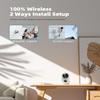 ZUMIMALL Security Cameras Wireless Outdoor - 2Packs, Solar Camera Outdoor Wireless, 2.4G WiFi Battery Camera, 3MP Color Night Vision, Magnetic Mount, Siren,PIR/AI Analyse, IP66, Cloud, Alexa view 4