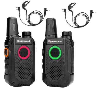 Ciphersmesh CAP302 Walkie Talkies Long Range Rechargeable with Earpieces