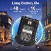 Ciphersmesh CAP302 Walkie Talkies Long Range Rechargeable with Earpieces view 4