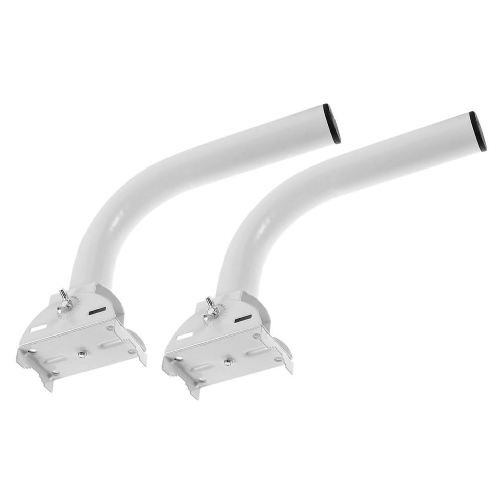 MUCKLILY 2pcs Adjustable Antenna Mounting Pole Outdoor Installation Bracket for Wireless Wall-Mounted Elevation Support for Point