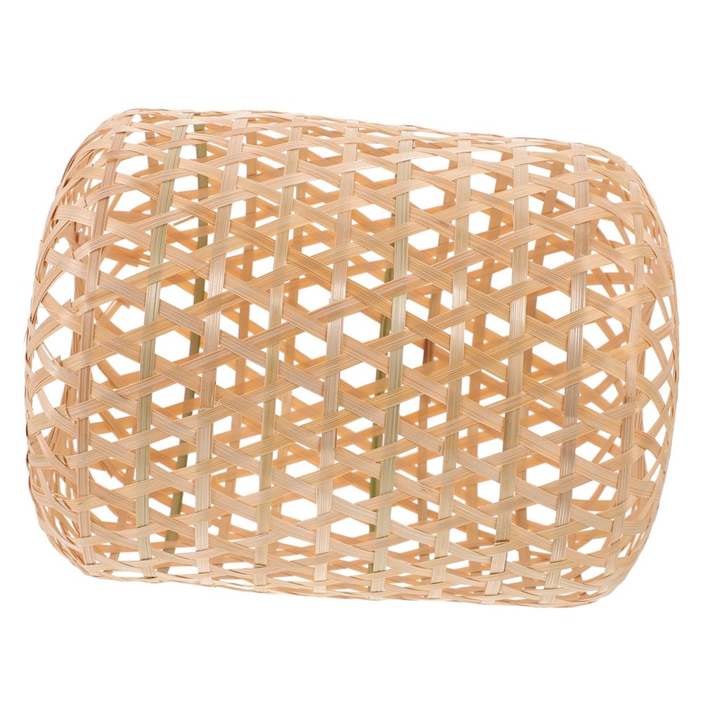 ROMISBABA Woven Pendant Lamp Shade Handmade Rustic Chandelier Cover for Room Bedroom and Dining Areas Easy to Install Softens Bright Light Lightweight Design