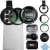 67mm Clip-on Phone CPL Polarizer Filter Lens for Samsung24,23,22 iPhone16,15,14, and Other Smart Phones, Equipped with Detachable Right Angle Shading Board, Applicable to All Mobile Phone Cameras view 2