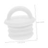 3pcs Mop Bucket Plug Replacement 21mm Rubber White Stopper view 2