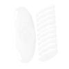 FOMIYES 50pcs Salon Eye Shields Hair Cut Eye Visor Makeup Shield Comfort Fit Gentle Skin Protection Visor view 1