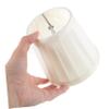 JEWEDECO Elegant Pleated Cloth Lamp Shade for European Style Ceiling Light Easy Install Sturdy Design for Home Hotel and Bedroom Decor Soft Beige view 2