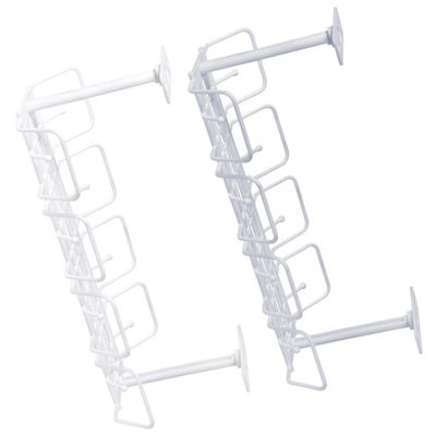 BUTIFULSIC 2pcs Under Desk Cable Organizer Cable Management Tray Cord Storage Rack for Efficient Wire Organization Easy to Install with Mounting for Home and Office Gray