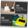 MOLUCKFU 4pcs Dustpan Edge Protector Replacement Strips Rubber Lip for Garbage Shovel Dustpan Lip Strip Replacement view 3