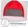 MOLUCKFU 4pcs Dustpan Edge Protector Replacement Strips Rubber Lip for Garbage Shovel Dustpan Lip Strip Replacement view 4