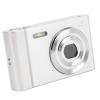 4K 48MP Digital Camera,Professional CMOS Sensor,16X Zoom Digital Camera,2.4 Inch IPS Small Camera,Supports Up to 128G Memory Card,Compact Camera for Tra (Silver) view 3