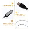 MOLUCKFU 2pcs USB Led Light Bulbs Desk Study Lamps for Laptop Night Light Lamp White Portable Mini Reading view 4