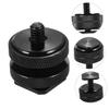 KICHOUSE 3pcs Hot Shoe Conversion Screw Tripod Screw Adapter Flash Shoe Mount for DSLR Camera Rig Supply view 3