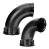 ARTIBETTER 2pcs Sound Guide Accessories Speaker Cabinet Air Ports Curved Port Tubes for Car Audio Easy Install view 1