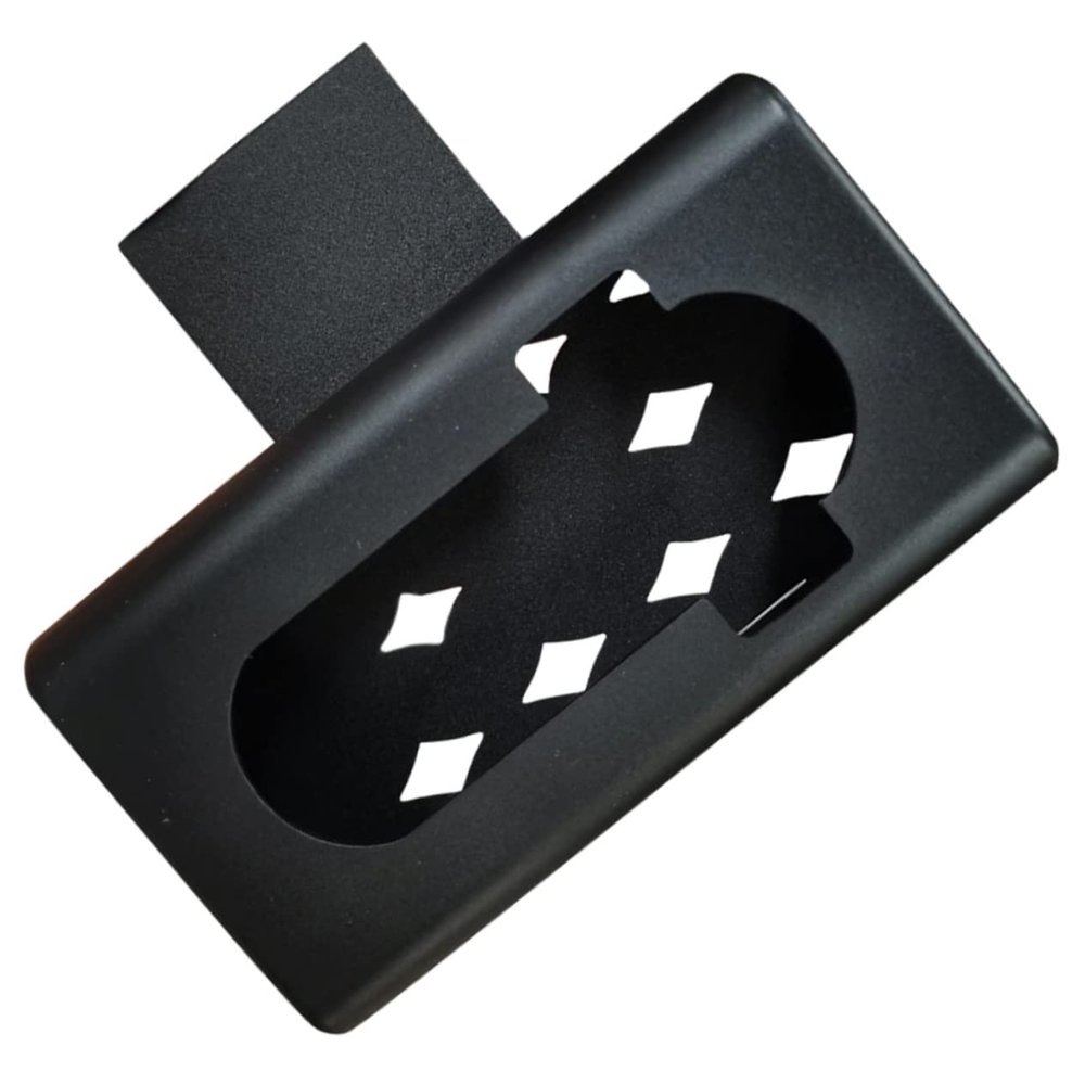 KONTONTY Sturdy No-drill Apartment Doorbell Holder Easy Install Door Accessory for Video Doorbells Compact Lightweight Mount Protects against Dust Scratches