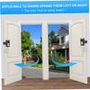 KONTONTY Sturdy No-drill Apartment Doorbell Holder Easy Install Door Accessory for Video Doorbells Compact Lightweight Mount Protects against Dust Scratches view 4
