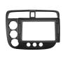 Carbon Fiber Car Center Console Air Vent Condition 2 Din car dvd radio Android fascia multimedia/Fit For HONDA 2005 CIVIC 9INCH MP3 MP5 video Audio stereo panel frame cables Harnes Car Stereo Dash Ra view 1