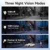 Anpviz 12MP PoE IP Camera Outdoor, 110 Wide Angle Turret Security IP Camera for Home Surveillance, Smart Color Night Vision, Human/Vehicle Detection, Built-in Mic, IP66 Waterproof (U Series) view 3