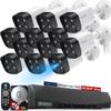 130Wide Angle-Lens & Dual Power ModeOutdoor CCTV Security Camera System with 2-Way Audio,8.0MP IP Wired Security Cameras,Home Surveillance Video Equipment with 4K NVR view 1
