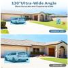 130Wide Angle-Lens & Dual Power ModeOutdoor CCTV Security Camera System with 2-Way Audio,8.0MP IP Wired Security Cameras,Home Surveillance Video Equipment with 4K NVR view 3