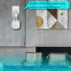 ZahoTse Wall Mount for Eero 6+ Home WiFi System-Simple and Sturdy Wall Mount Stand for Eero 6+ tri-Band mesh Wi-Fi 6 System,Without Messy Cables (White,1Pack) view 3