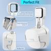 ZahoTse Wall Mount for Eero 6+ Home WiFi System-Simple and Sturdy Wall Mount Stand for Eero 6+ tri-Band mesh Wi-Fi 6 System,Without Messy Cables (White,1Pack) view 4