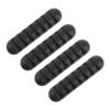 CAXUSD 4pcs Adhesive Cord Organizers Silicone Tabletop Cable Holders for USB Wires Lightweight and Compact Design for Home Office and Travel Use view 1